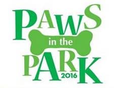 2016 Paws in the Park logo