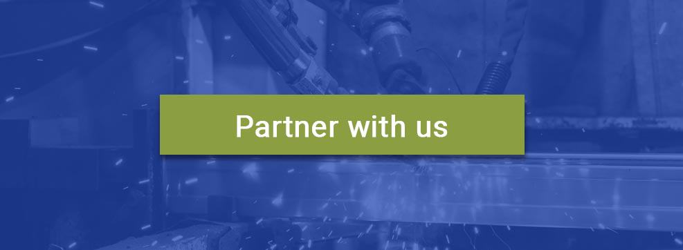 Partner with us button