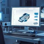 CAD Software on Computer Screen