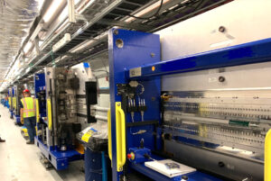 Image shows a laser, similar to one made by Keller Technology through precision fabrication.