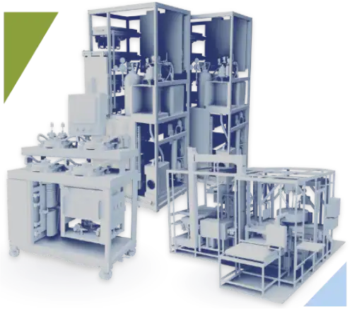 Complex custom machinery, electromechanical and production equipment that Keller Technology manufactures.