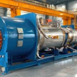 Industrial vacuum chamber system used in high-complexity manufacturing assembly