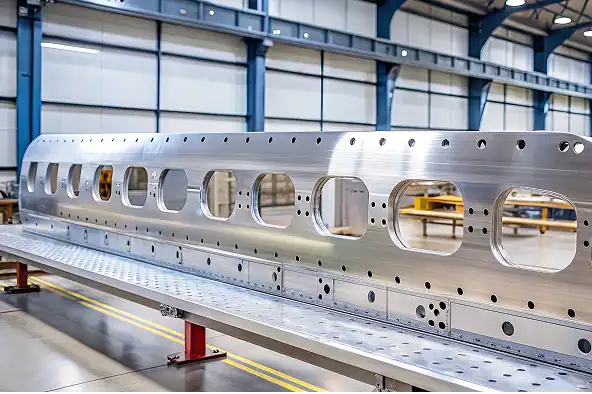 Precision-machined metal frame for low-volume and campaign manufacturing in an industrial facility